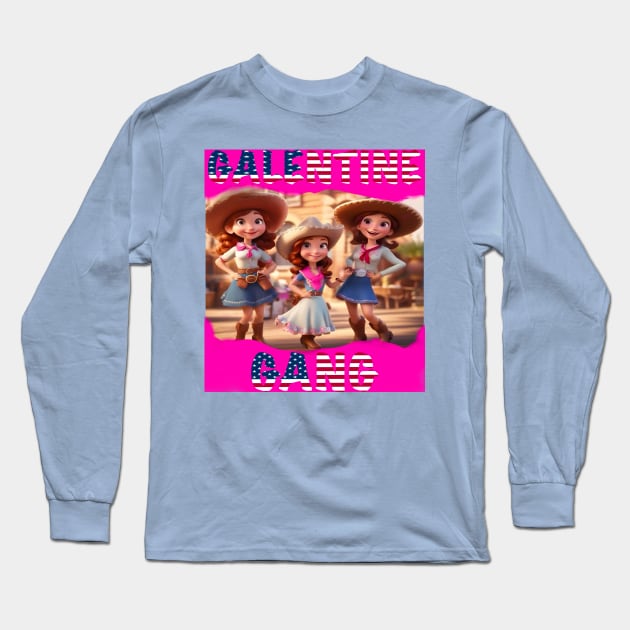 Galentines gang Long Sleeve T-Shirt by sailorsam1805